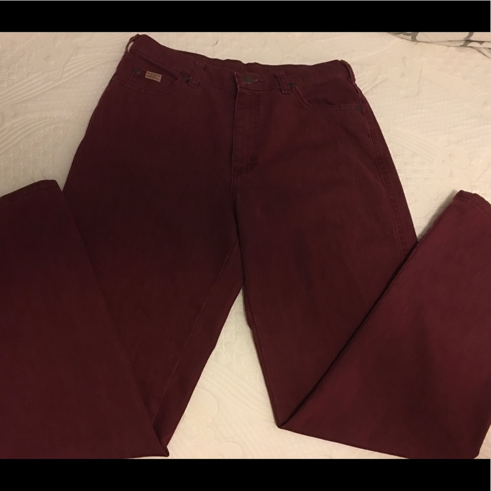 Lee burgundy pants